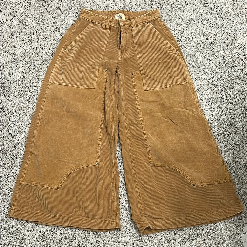 Urban Outfitters BDG Brown Corduroy Wide-Leg Pants